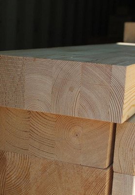 Брус клееный из лиственницы