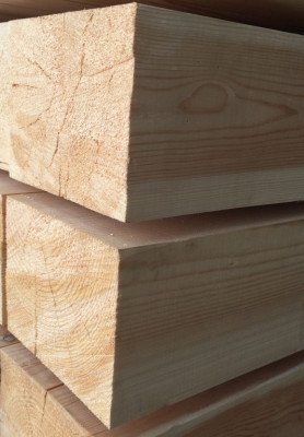 Брус строганный из лиственницы