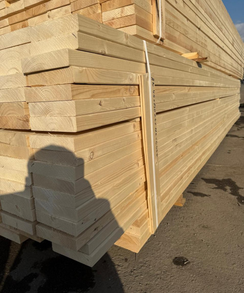 Строганная доска из сосны Сорт 1 50x200x6000 мм